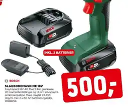 jem & fix Bosch slagboremaskine 18v tilbud