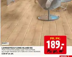jem & fix Readyfix Laminatgulv Long Island Eg tilbud