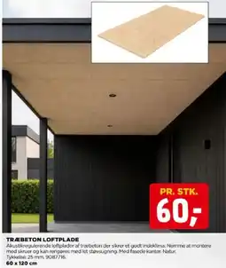 jem & fix Træbeton loftplade tilbud