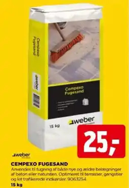 jem & fix weber cempexo fugesand tilbud