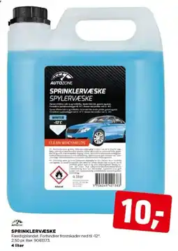 jem & fix Autozone sprinklervæske spylervæske tilbud