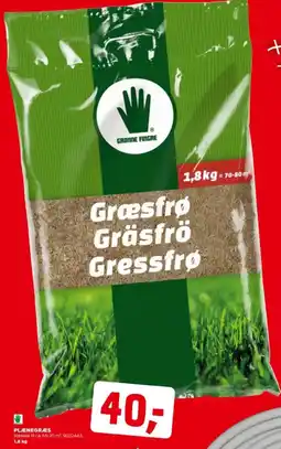 jem & fix Gronne Fingre Græsfrø Gräsfrö Gressfrø tilbud