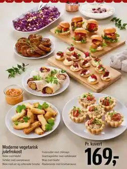 Føtex Moderne vegetarisk julefrokost tilbud