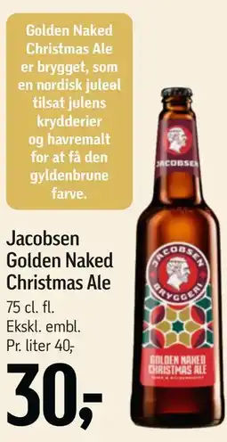 Føtex Jacobsen Golden Naked Christmas Ale tilbud