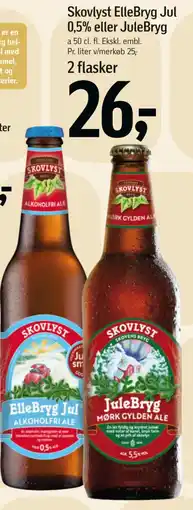 Føtex Skovlyst ElleBryg Jul 0,5% eller JuleBryg tilbud