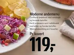 Føtex Moderne andemenu tilbud
