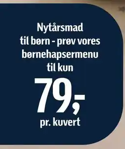 Føtex Børnehapsermenu tilbud