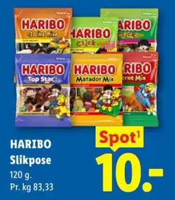 Lidl Haribo Slikpose tilbud