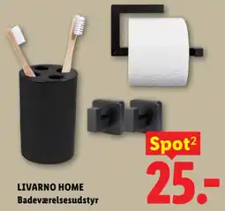 Lidl Livarno Home Badeværelsesudstyr tilbud