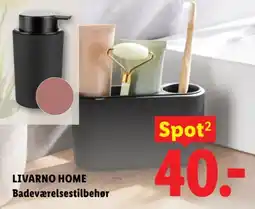 Lidl Livarno Home Badeværelsestilbehør tilbud
