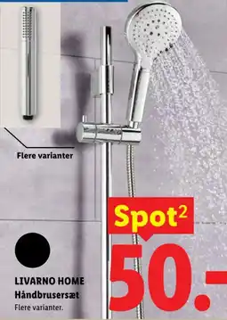 Lidl Livarno Home Håndbrusersæt tilbud