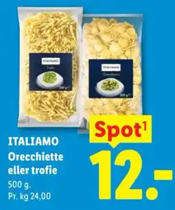 Lidl Italiamo orecchiette eller trofie tilbud