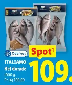Lidl Dybfrost Hel dorade tilbud