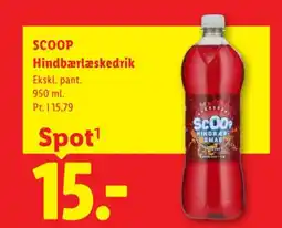 Lidl Scoop hindbærlæskedrik tilbud