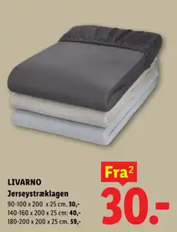 Lidl Livarno Jerseystræklagen tilbud