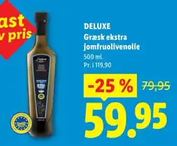 Lidl Deluxe Græsk ekstra jomfruolivenolie tilbud