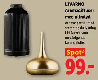 Livarno aromadiffuser med ultralyd