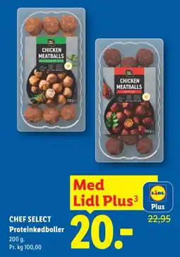 Lidl Chef Select Proteinkødboller tilbud