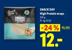 Lidl Snack Day High Protein wraps tilbud