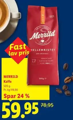 Lidl Merrild Kaffe tilbud