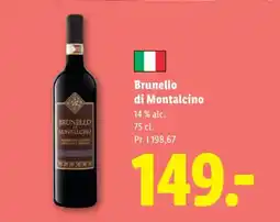 Lidl Brunello di Montalcino tilbud