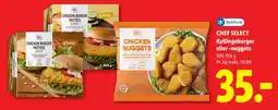 Lidl Chef Select Kyllingeberger eller -nuggets tilbud