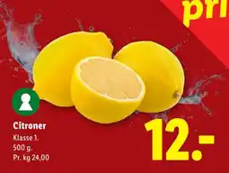 Lidl Citroner tilbud