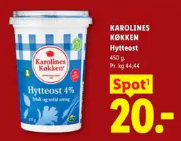 Lidl Karolines Køkken hytteost tilbud