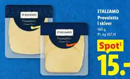 Lidl Italiamo provoletta cheese slices tilbud