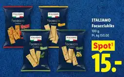 Lidl Italiamo Focaccia Crackers tilbud