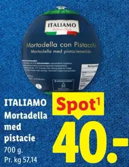Lidl Italiamo mortadella med pistacie tilbud
