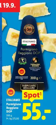 Lidl Italiano Parmigiano Reggiano DOP tilbud