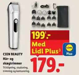Lidl Cien Beauty hår- og skægtrimmer tilbud