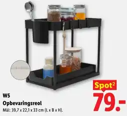 Lidl W5 Opbevaringsreol tilbud