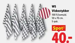 Lidl W5 Viskestykker tilbud