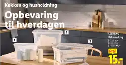 Lidl Livarno boks med låg tilbud