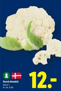 Lidl Blomkål tilbud