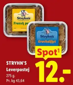 Lidl Stryhn's Leverpostej tilbud