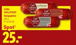 Lidl Carl Vollstedt Spegepølse tilbud