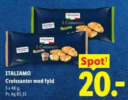 Lidl Italiamo croissanter med fyld tilbud