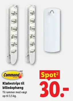 Lidl Command Klæbestrips til billedophæng tilbud
