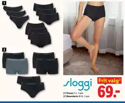Lidl sloggi trusser boxershorts tilbud
