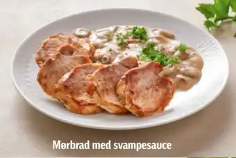 Mørbrad med svampesauce