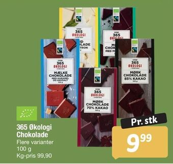Fakta Tyskland 365 Økologi Chokolade tilbud