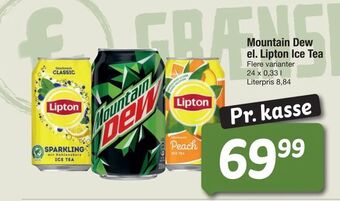 Mountain Dew el. Lipton Ice Tea