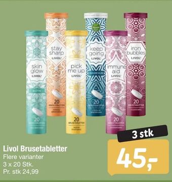 Fakta Tyskland Livol Brusetabletter tilbud