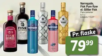 Fakta Tyskland Nørregade, Fisk Pure Raw el. Glitter Fisk tilbud