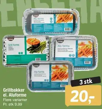 Grillbakker el. Aluforme