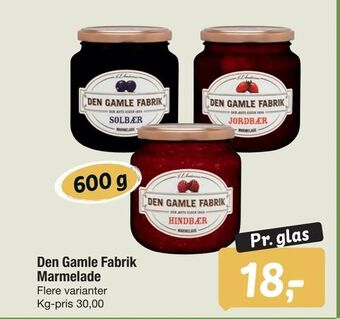 Fakta Tyskland Den Gamle Fabrik Marmelade tilbud