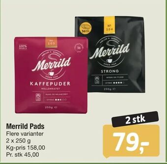 Fakta Tyskland Merrild Pads tilbud